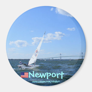 ニューポートの磁石へのニューポートロードアイランドPell橋 マグネット