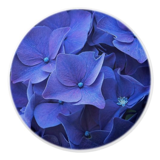 ニューポートの青のノブ セラミックノブ (正面)