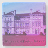 ニューポートのRIの崖の歩行の海の大邸宅 ストーンコースター (正面)