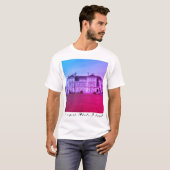 ニューポートのRIの崖の歩行の海の大邸宅 Tシャツ (正面フル)