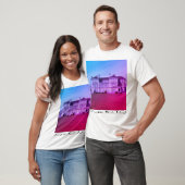 ニューポートのRIの崖の歩行の海の大邸宅 Tシャツ (ユニセックス)