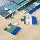 ニューポートオレゴンカスタム州写真 ジグソーパズル (側面)