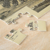 ニューポートニュースバージニアワーウィック郡の地図1891 ジグソーパズル (側面)