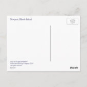 ニューポートハーバー ポストカード (裏面)