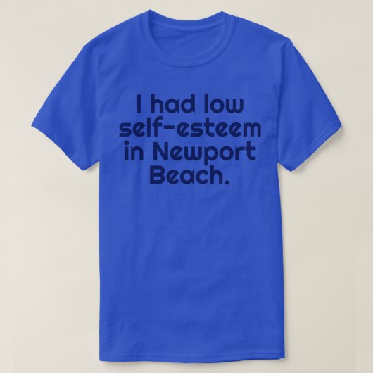 ニューポートビーチでLowSeSteem Tシャツ (デザイン正面)