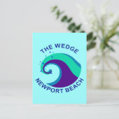 ニューポートビーチのウェッジ ポストカード (スタンド正面)