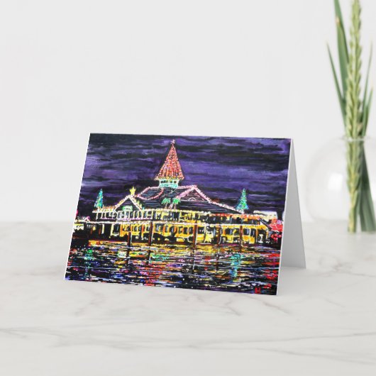 ニューポートビーチのクリスマス シーズンカード (正面)