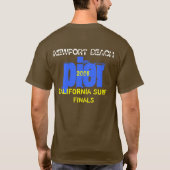 ニューポートビーチの桟橋 Tシャツ (裏面)