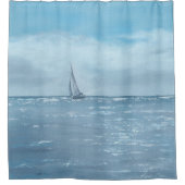 ニューポートビーチの航行のシャワー・カーテン シャワーカーテン (正面)