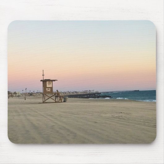 ニューポートビーチアットサンセット，カリフォルニア マウスパッド (正面)