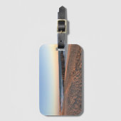 ニューポートビーチアットサンセット，カリフォルニア ラゲッジタグ (正面縦)