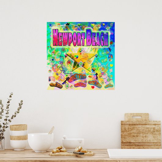 ニューポートビーチエポックアワーポスター ポスター (キッチン)