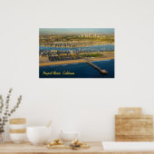 ニューポートビーチカリフォルニアポスター ポスター (キッチン)