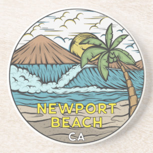 ニューポートビーチカリフォルニアヴィンテージ コースター