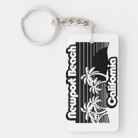 ニューポートビーチカリフォルニア キーホルダー (正面)
