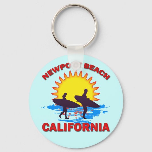 ニューポートビーチカリフォルニア キーホルダー (正面)