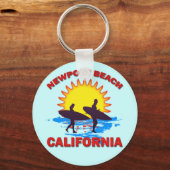 ニューポートビーチカリフォルニア キーホルダー (正面)