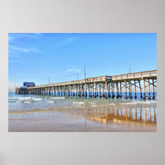 ニューポートビーチカリフォルニア ポスター (正面)