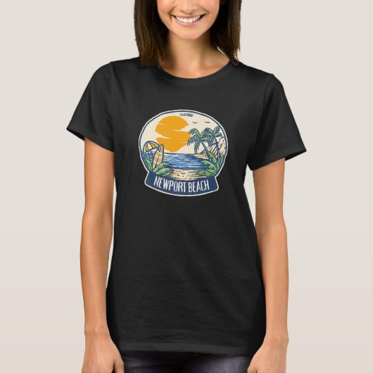 ニューポートビーチカリフォルニア Tシャツ (正面)