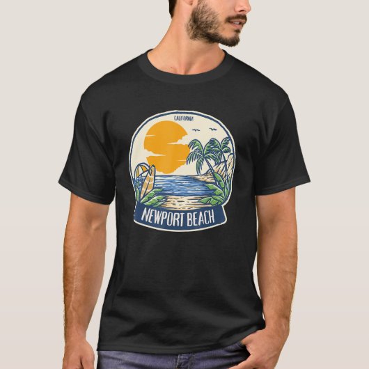 ニューポートビーチカリフォルニア Tシャツ (正面)
