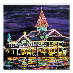 ニューポートビーチクリスマス ポスター