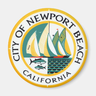 ニューポートビーチシール，カリフォルニア マグネット