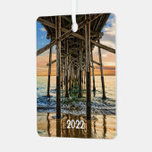 ニューポートビーチバルボア桟橋2面、 メタルオーナメント (正面左)