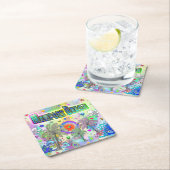 ニューポートビーチ深いドリームコースター スクエアペーパーコースター (インサイチュ)