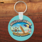 ニューポートビーチ(カリフォルニア) キーホルダー (正面)