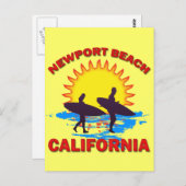 ニューポートビーチ カリフォルニア ポストカード (正面/裏面)