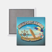 ニューポートビーチ（カリフォルニア） マグネット (正面/裏面)