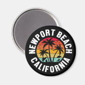 ニューポートビーチ,カリフォルニア マグネット (正面/裏面)