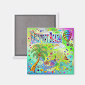 ニューポートビーチ タイムレス メロディ マグネット (正面/裏面)