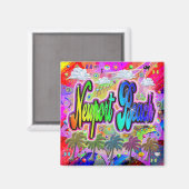 ニューポートビーチ ビスタ エクスプレス マグネット (正面/裏面)