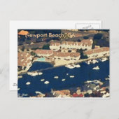 ニューポートビーチ, CA ポストカード (正面/裏面)