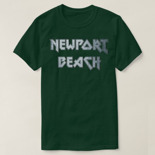 ニューポートビーチCA Tシャツ (デザイン正面)