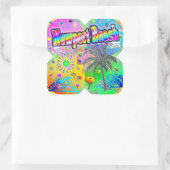 ニューポートビーチQuadroシーズンステッカー スクエアシール (バッグ)