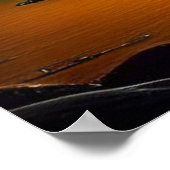 ニューポートブリッジ，夏の夜，虹 ポスター (角)