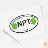 ニューポートリシティラベル 楕円形シール (封筒)