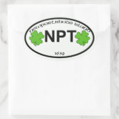 ニューポートリシティラベル 楕円形シール (バッグ)