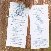 ニューポートロードアイランドのマップ海軍の目的地の結婚式 プログラム