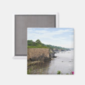 ニューポートロードアイランドの美しい海岸 マグネット (正面/裏面)