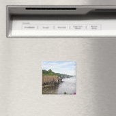 ニューポートロードアイランドの美しい海岸 マグネット (インサイチュ (食洗機))