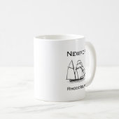 ニューポートロードアイランドの高い船 コーヒーマグカップ (正面右)