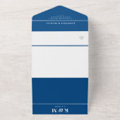 ニューポートロードアイランドエレガントウェディング オールインワン招待状 (外側)