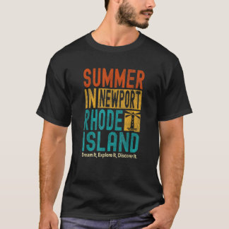 ニューポートロードアイランドサマードリームIt Explore It Di Tシャツ