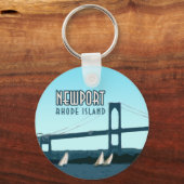 ニューポートロードアイランドセーラーボーツヴィンテージ キーホルダー (正面)