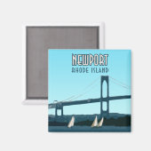 ニューポートロードアイランドセーラーボーツヴィンテージ マグネット (正面/裏面)