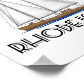 ニューポートロードアイランドセーリング ポスター (角)