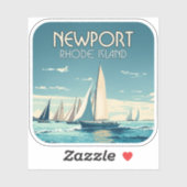 ニューポートロードアイランドヨットレースヴィンテージ シール (シート)